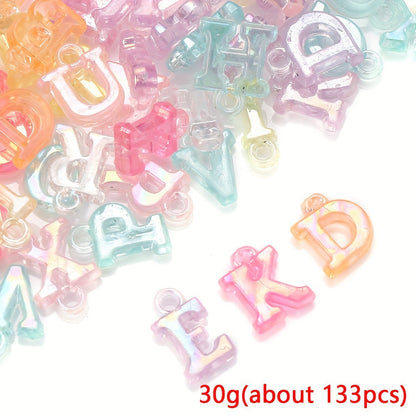 Mixed Letter Acrylic Pendants