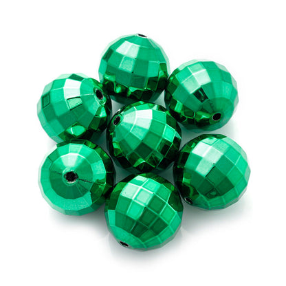 Earth Round Acrylic Beads
