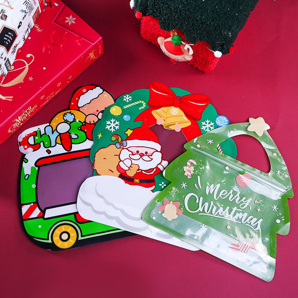 20PCS 18×21mm Reusable Christmas Gift Bag Set