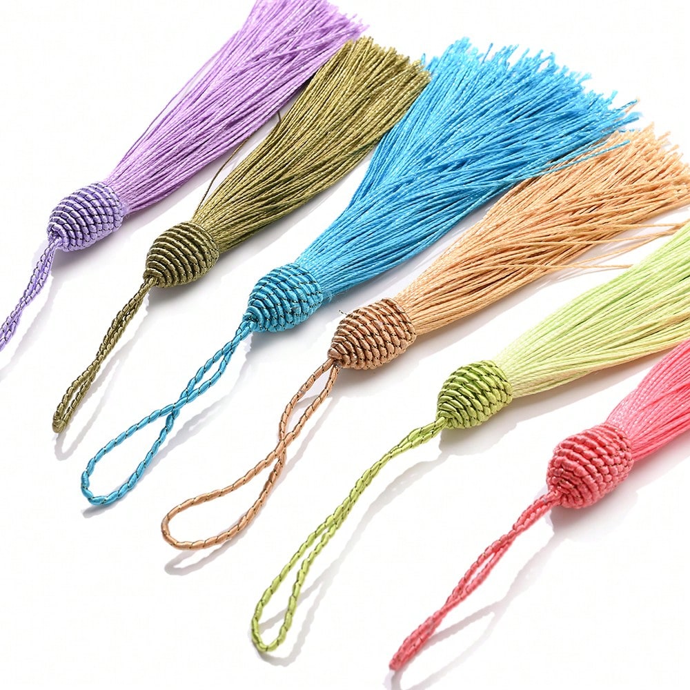 Bohemian Silky Tassel Pendants