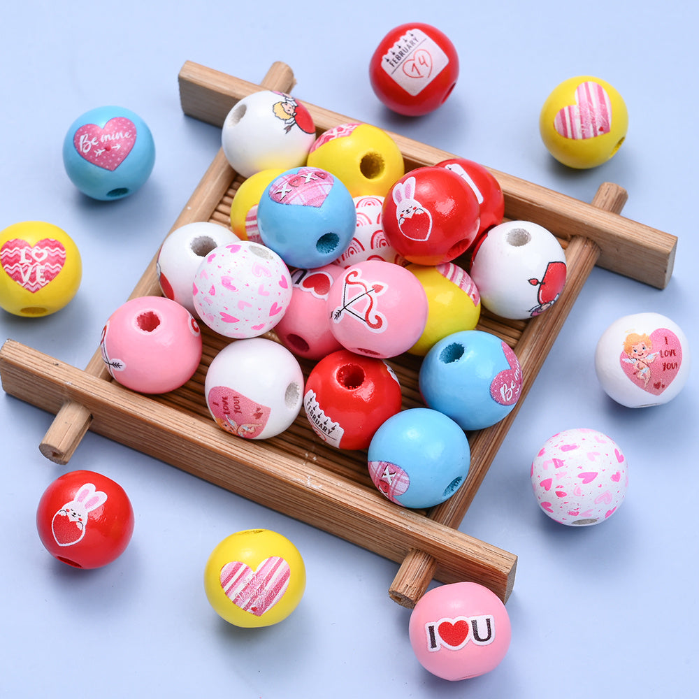 Colorful Wooden Beads