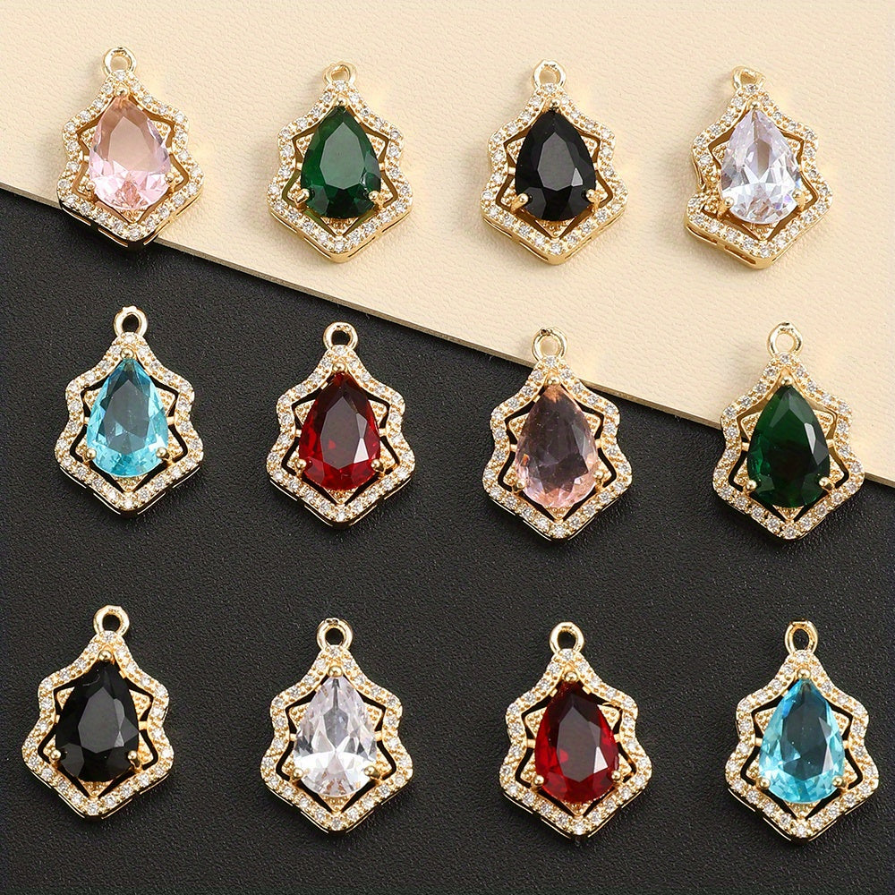 Glass Waterdrop Pendants