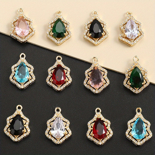 Glass Waterdrop Pendants