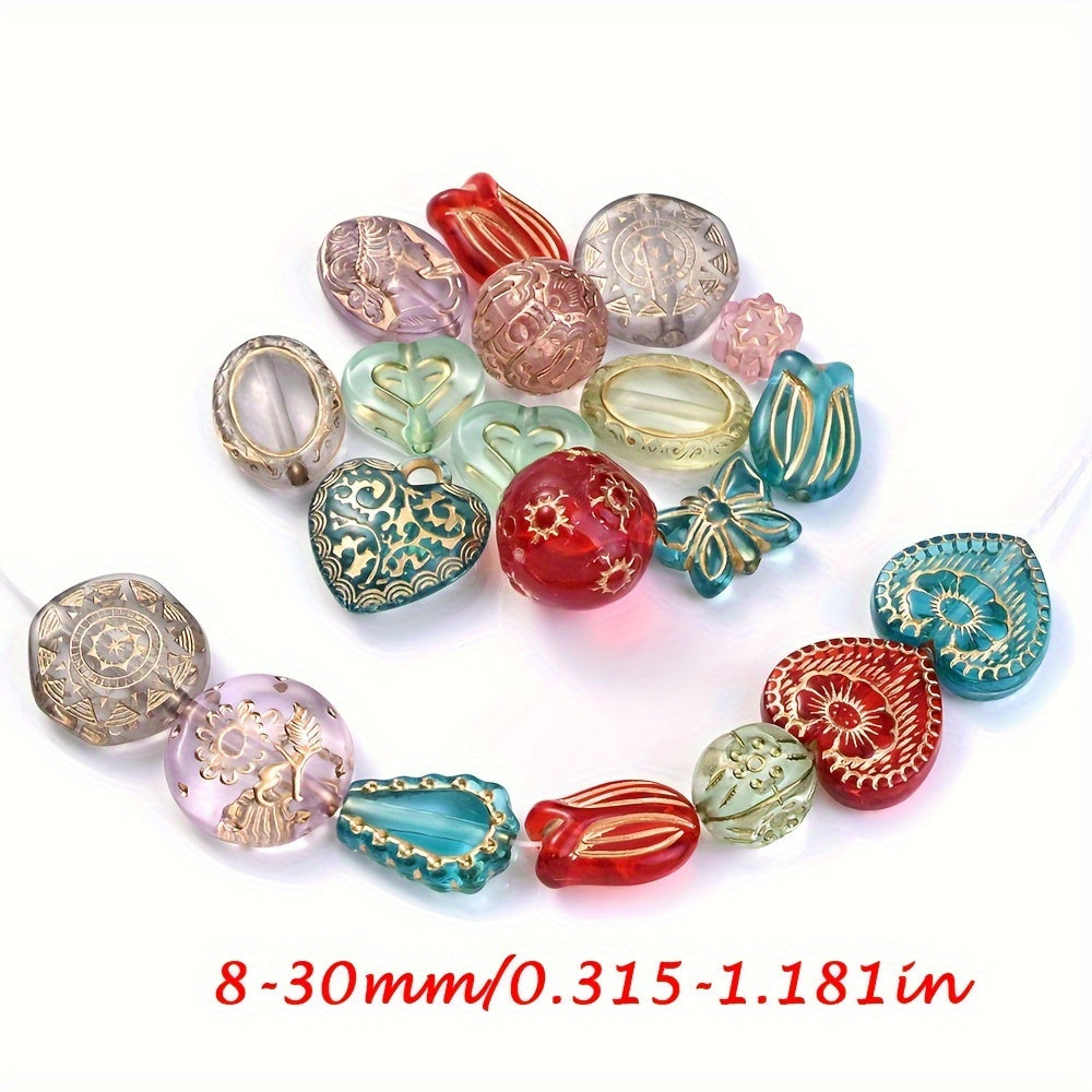 Retro Acrylic Beads Mix
