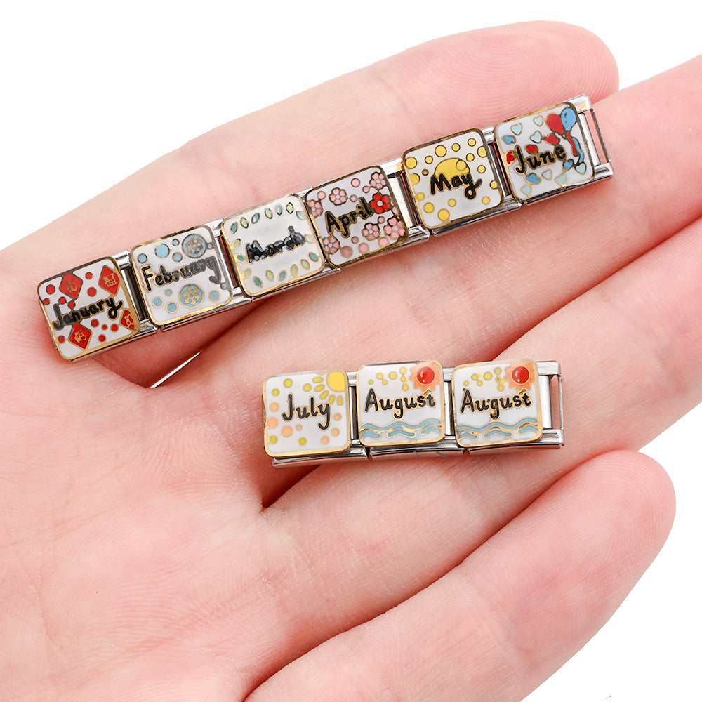 Golden Italian Charm Links