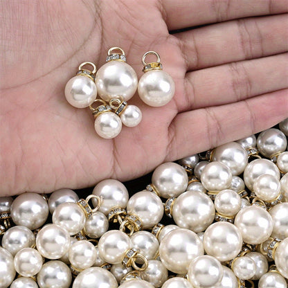 8/10/12/14/16 mm Acrylic Rhinestone Round Spacer Beads