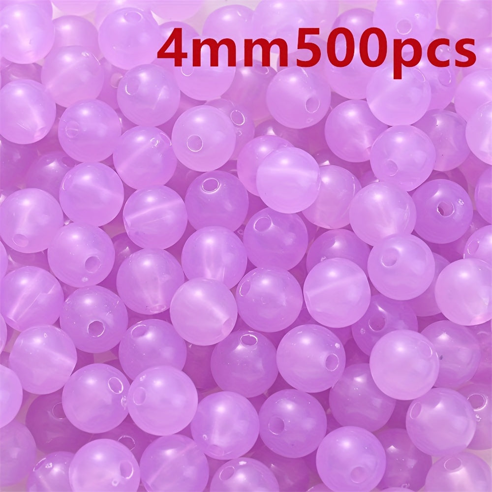 Mini Luminous Acrylic Beads