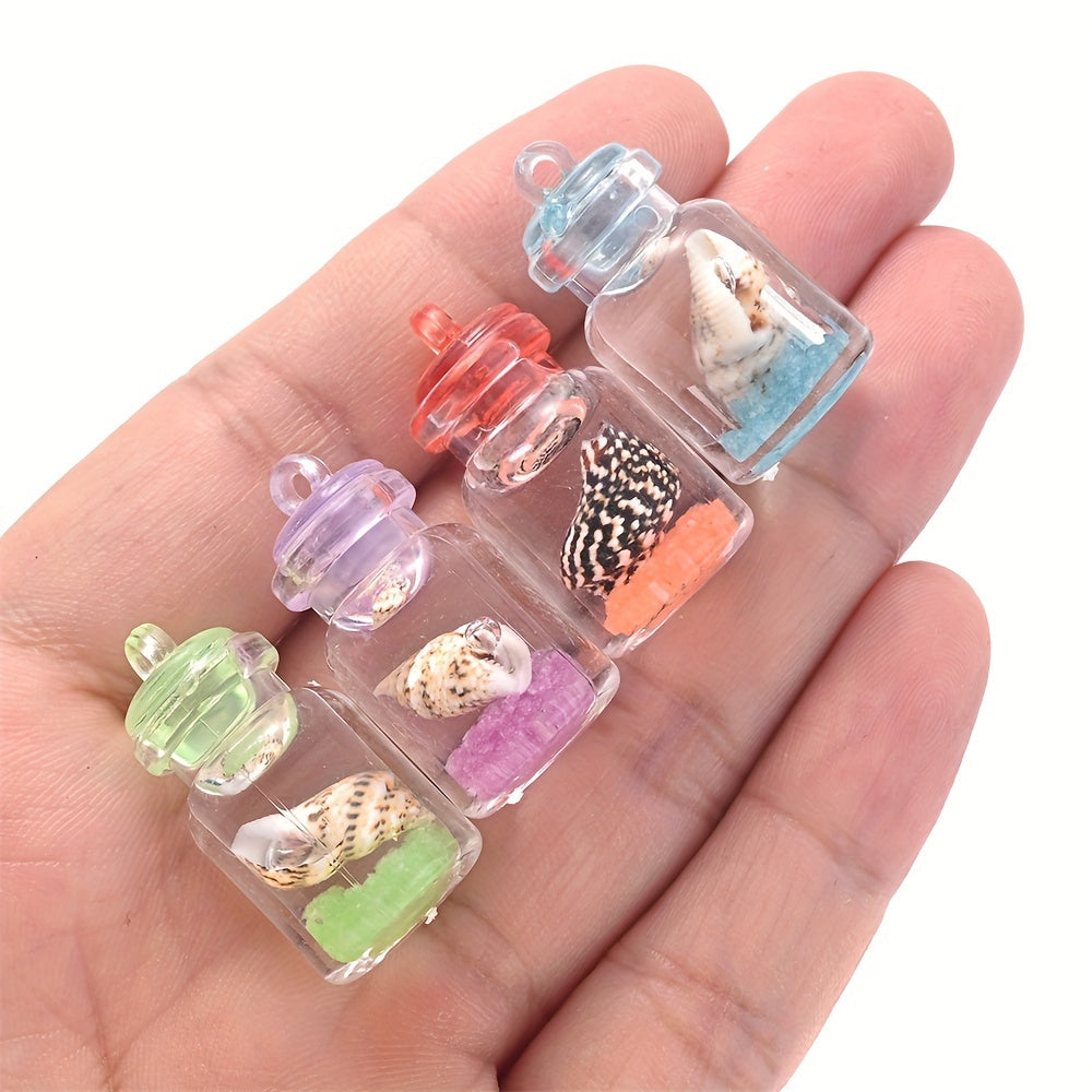 Luminous Bottle Macaron Pendants