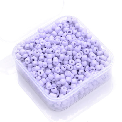 1000PCS 3mm Macaron Multicolor Glass Seed Bead Set