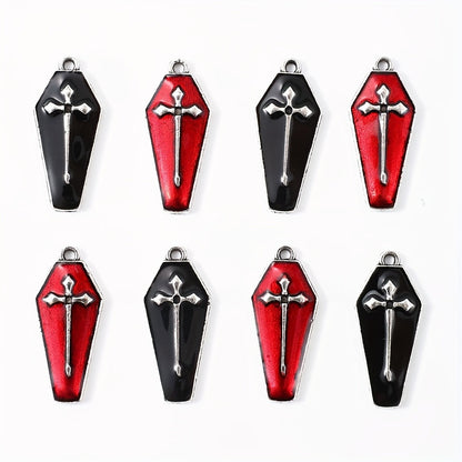 Halloween Coffin Alloy Charms