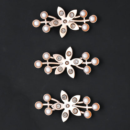 25x44 mm Rose Gold Pearl Plastic Patches