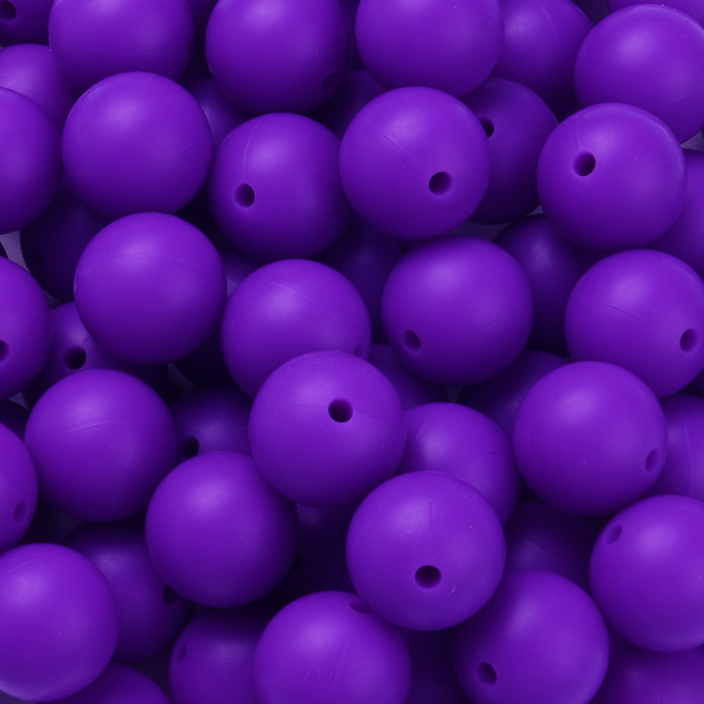 12 mm Round Silicone Beads