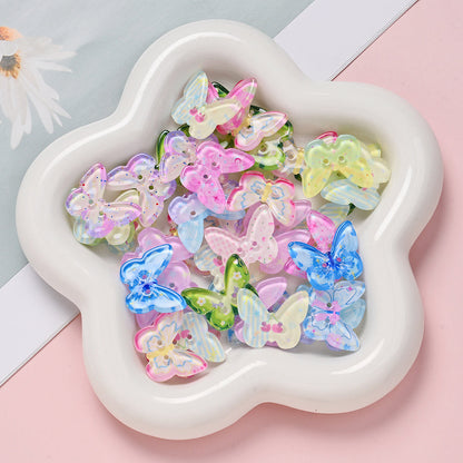Spring Butterfly Print Sewing Buttons