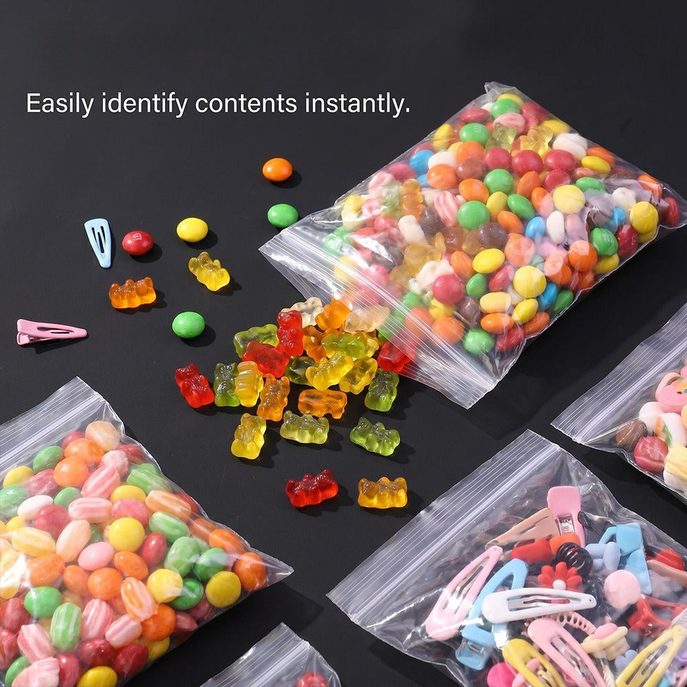 Transparent Plastic Jewelry Storage Bags