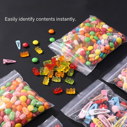 Transparent Plastic Jewelry Storage Bags