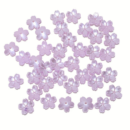 AB Flower Acrylic Beads
