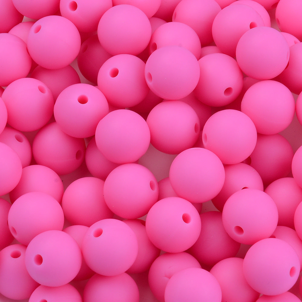 12 mm Round Silicone Beads