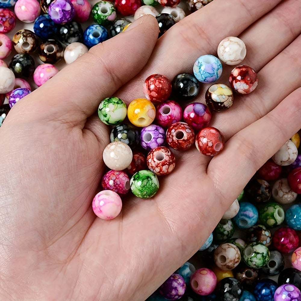 Cracked Acrylic Beads