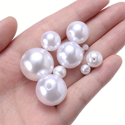 Mixed Size ABS Acrylic Beads Set