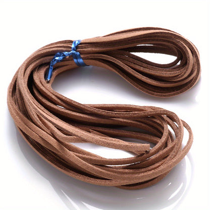 5m 2.5mm Flat Korean Velvet Cord for Jewelry Making