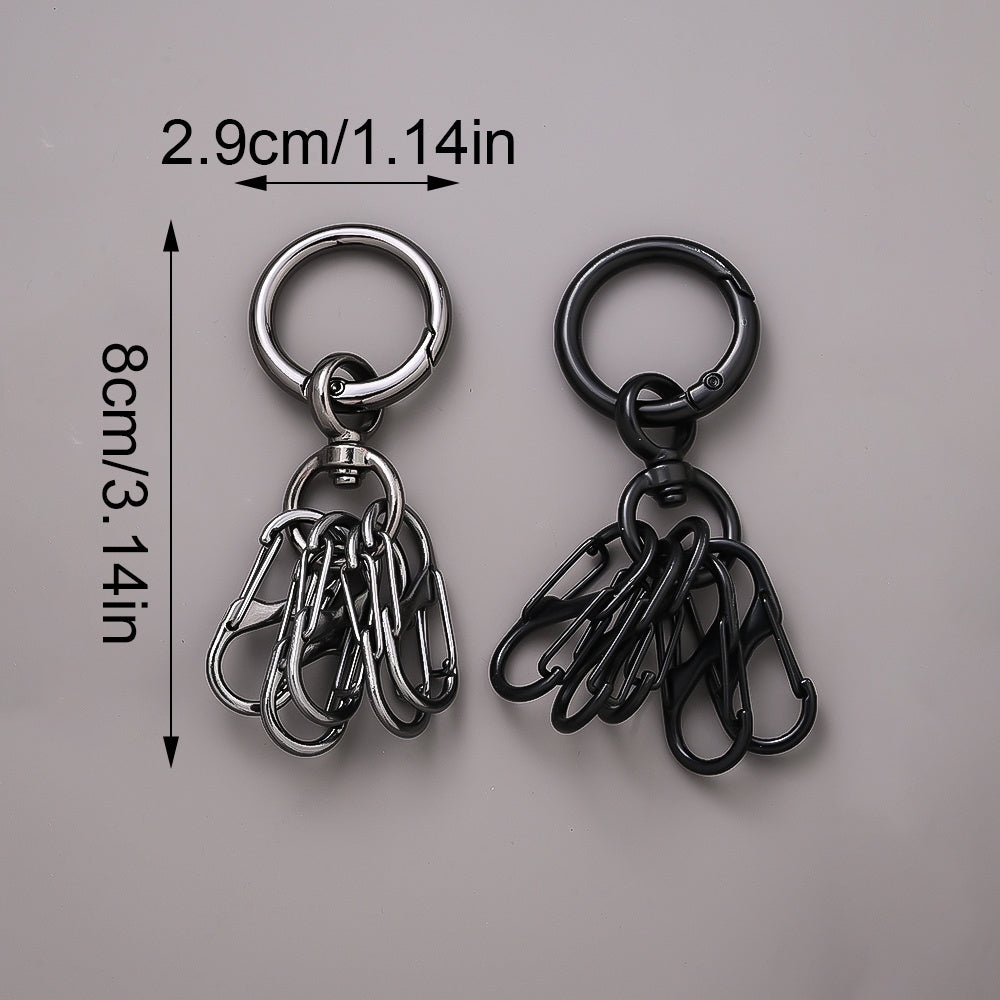 Rotating Keychain Buckle Set