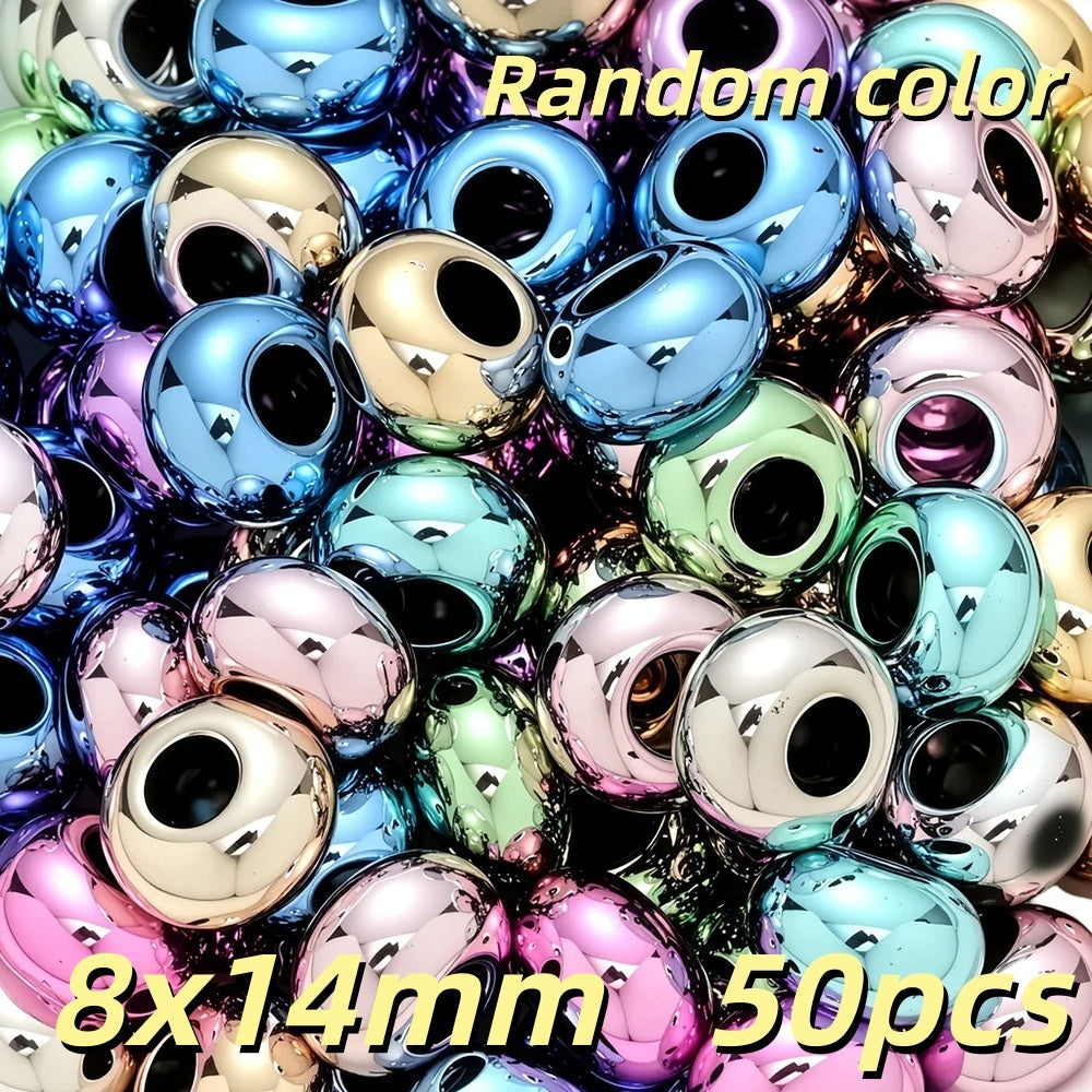 Acrylic Faceted Disco Ball Beads