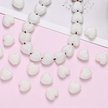 White Acrylic Love Beads