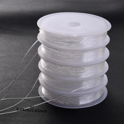 0.4-1.2 mm Clear Crystal Beading Thread