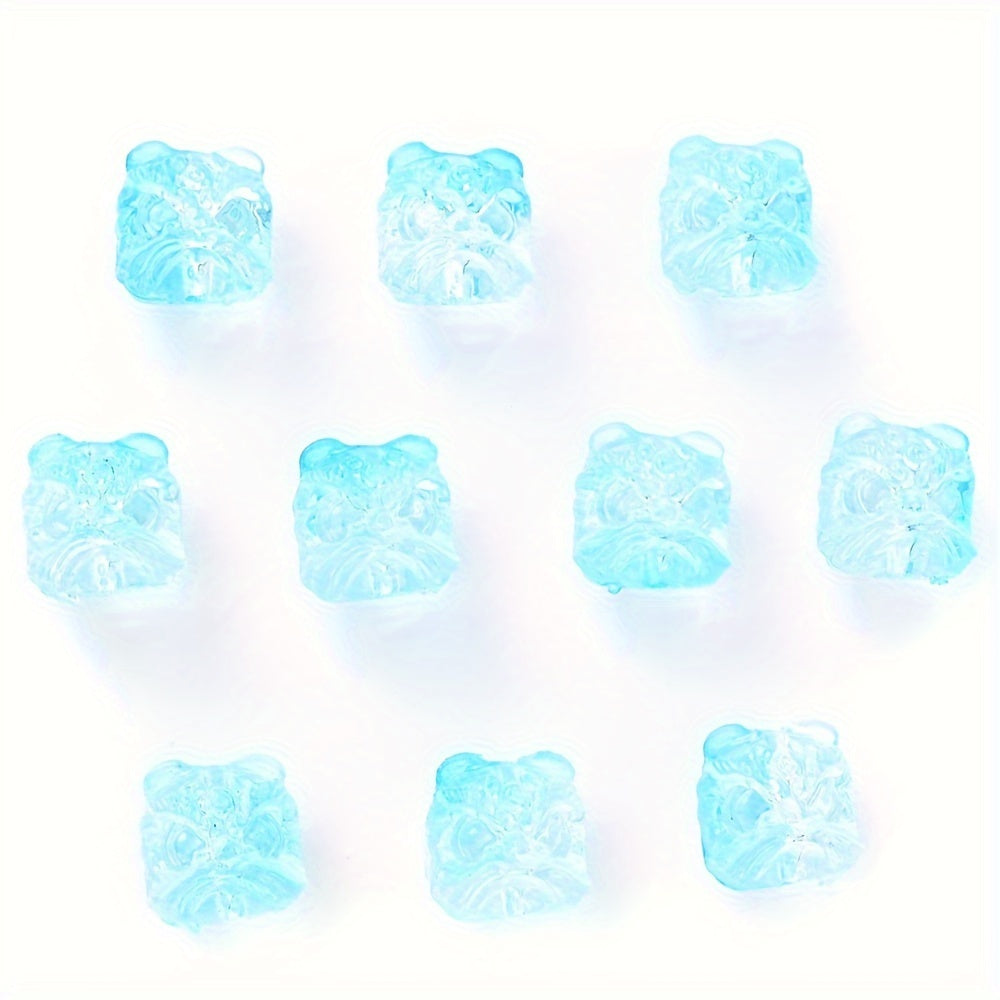 Multi Color Lion Head Acrylic Beads