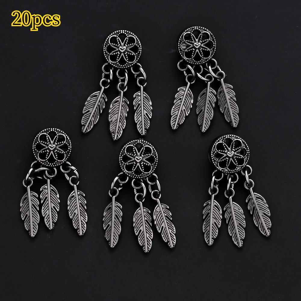 Dream Catcher Alloy Large Hole Beads