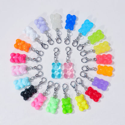 Vibrant Bear Mini Keychains