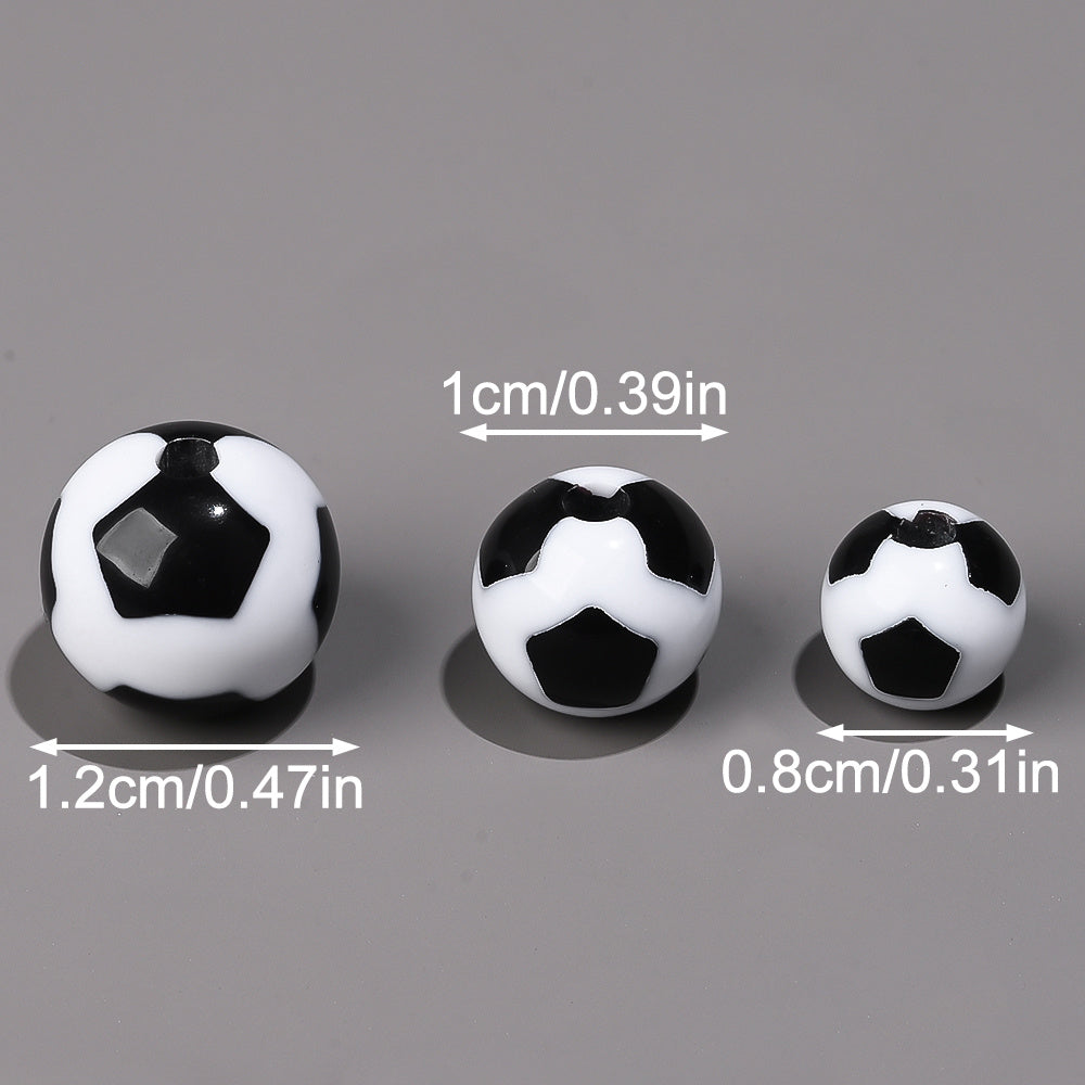 30/50/100PCS 10mm Gradient Resin Bead Set