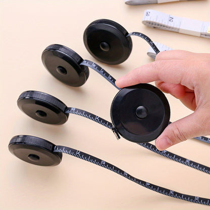1SET Mini Retractable Soft Measuring Tape