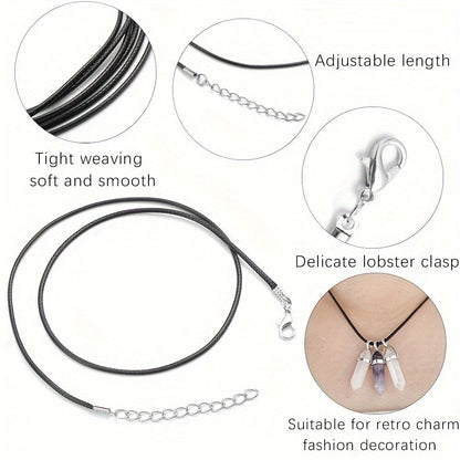 Waxed Leather Necklace Cord