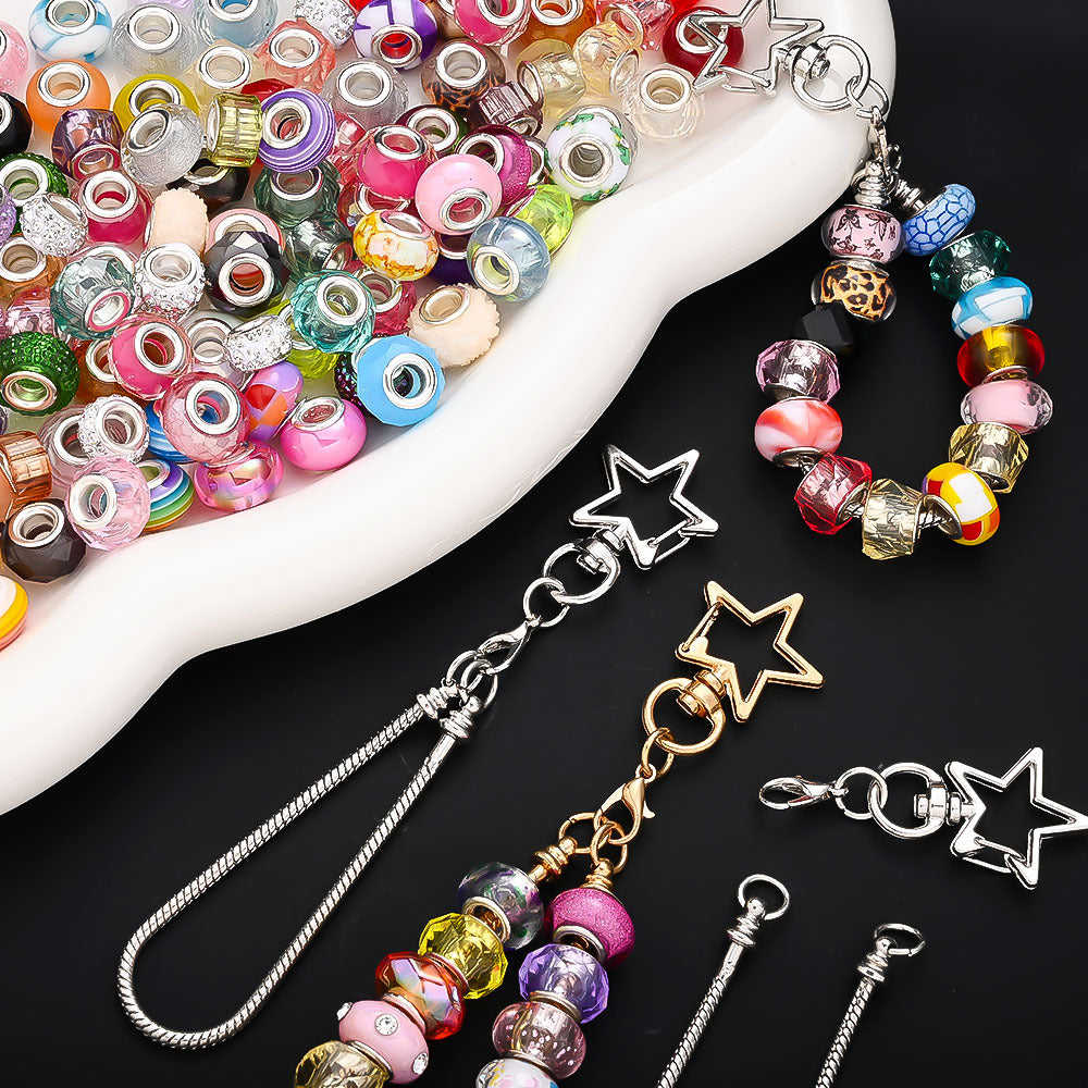 20PCS Beaded Keychain Making Set
