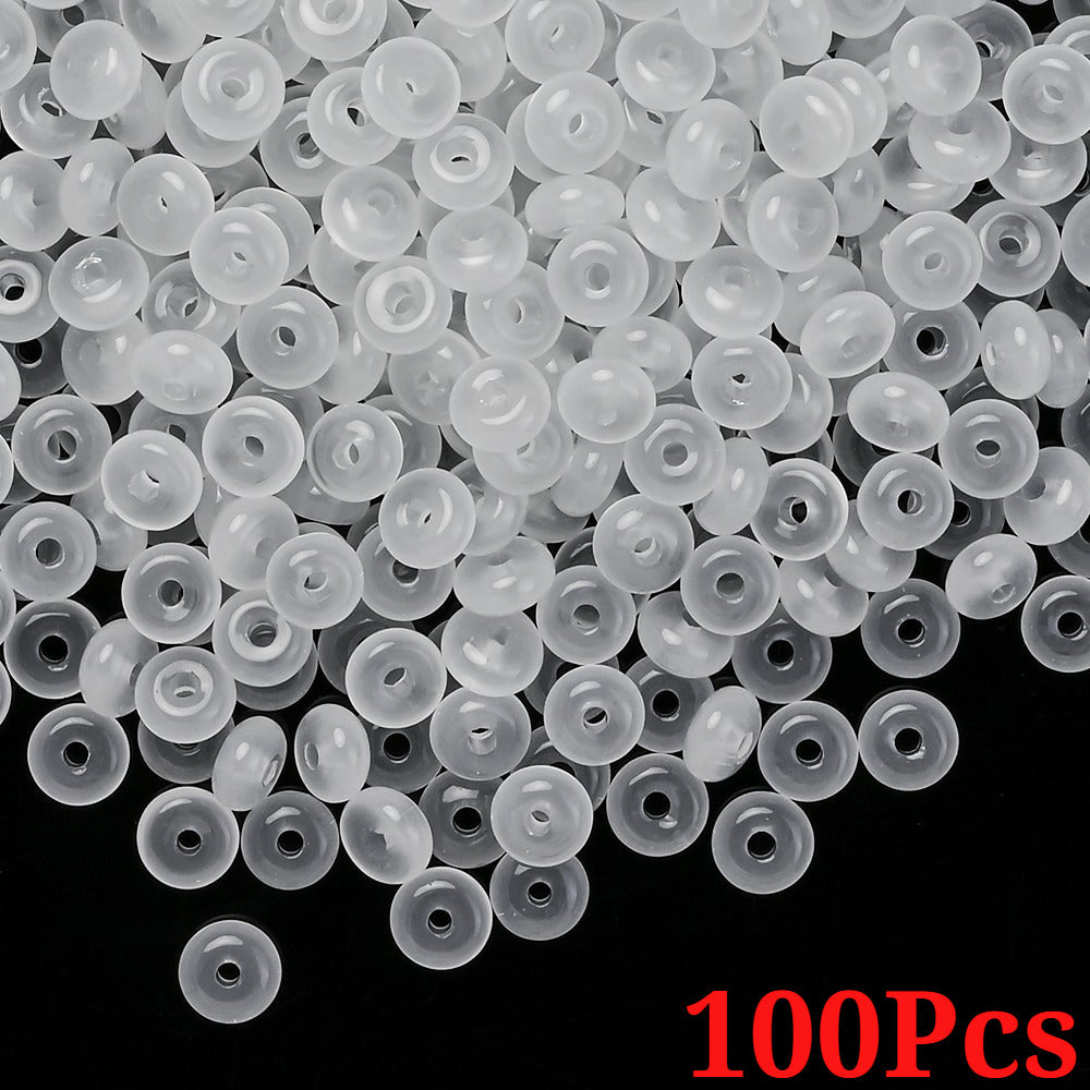 Flat Round Glass Beads