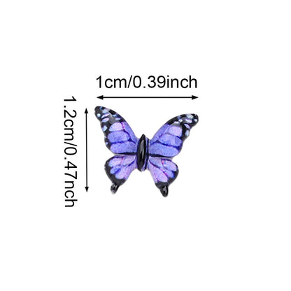 Mixed Butterfly Nail Art Decorations
