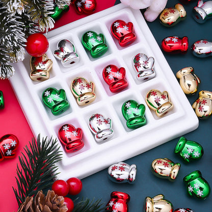 Acrylic Christmas Glove Beads