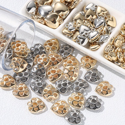 20/30/50PCS CCB Heart Love Pendant Set