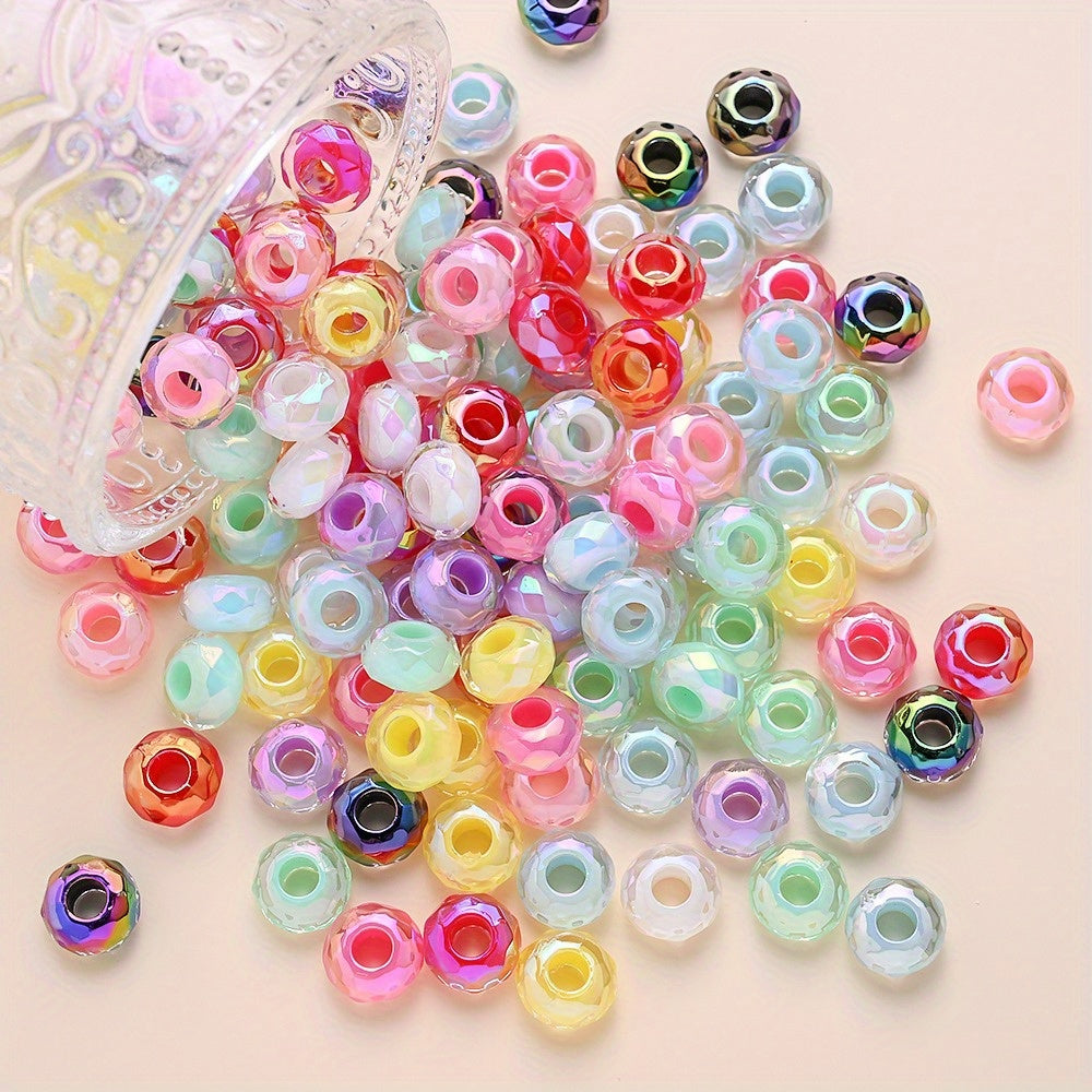 Cut Sugar Heart Acrylic Beads