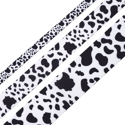 Cow Pattern Polyester Ribbon