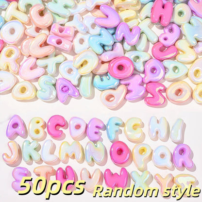 Acrylic Alphabet Letter Beads