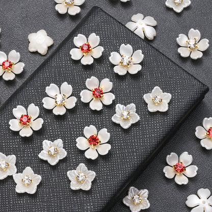 Acrylic Rhinestone Flower Patches