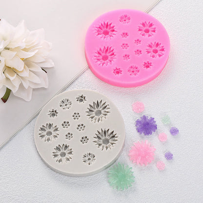 Flower Silicone Mould for Polymer Clay Crafts