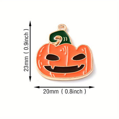 Halloween Alloy Enamel Pendants