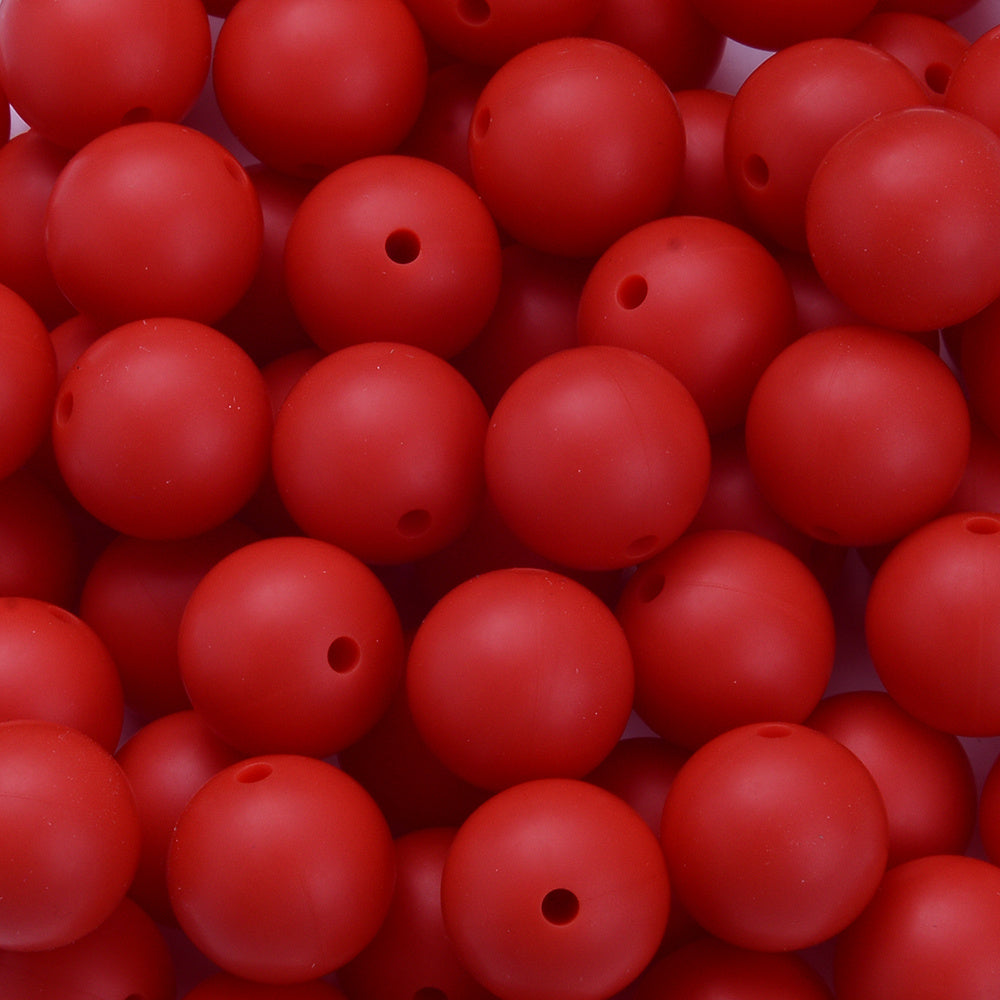 12 mm Round Silicone Beads