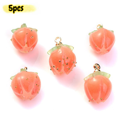 Acrylic Flower Bud Charms