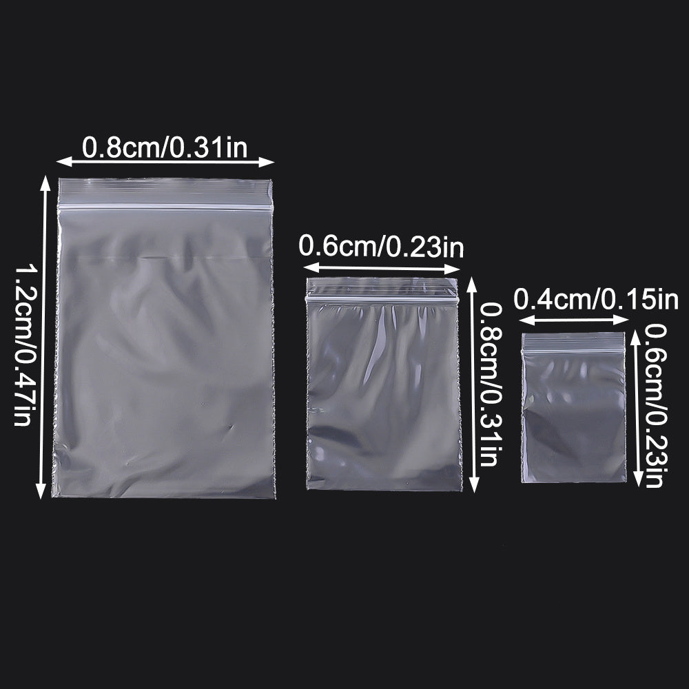 Transparent Plastic Jewelry Storage Bags