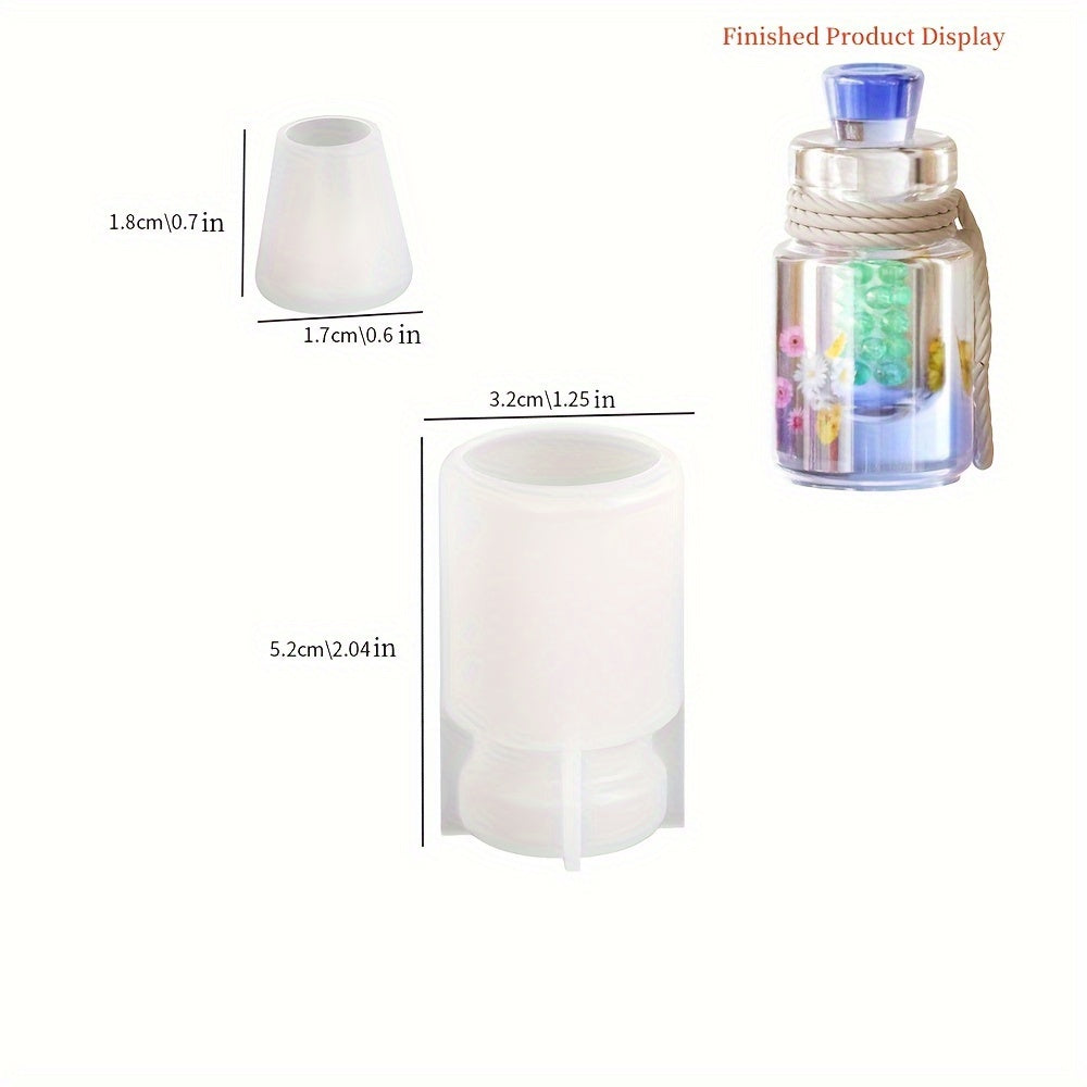 7-Piece Wishing Bottle Silicone Resin Molds Kit