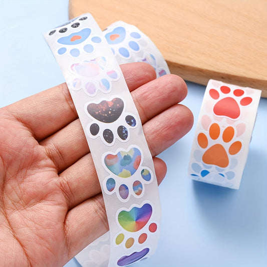 Animal Footprint Decorative Stickers